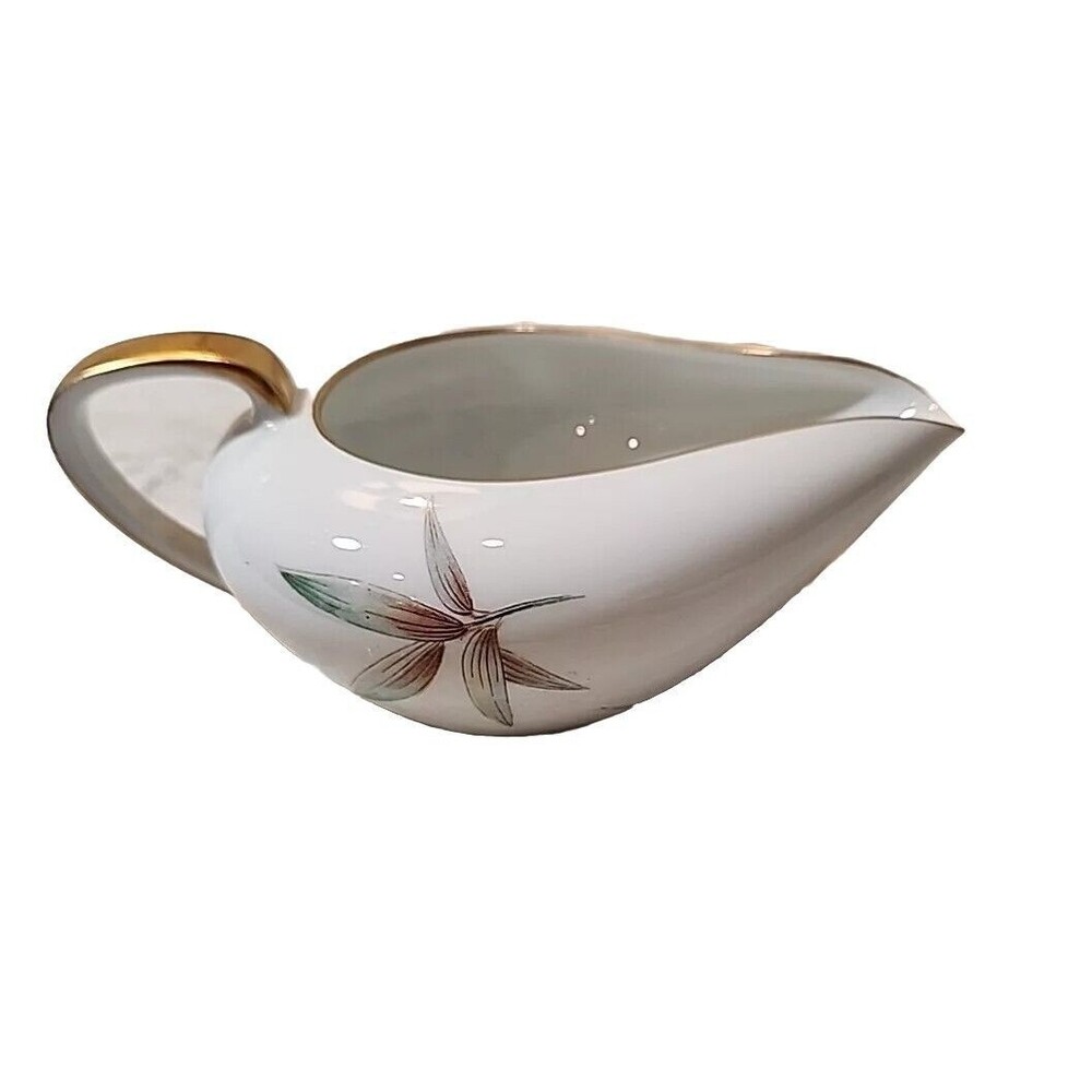 Noritake Canton 6" Creamer (A)‎ Attached Bamboo Pattern Fine China Made in Japan